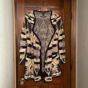 Size Large Lucky Brand Southwest Aztec cardigan